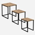 Masute (3 Pieces), Hanah Home, Dublin, PAL, Natural