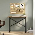 Birou, Hanah Home, Modena, 90x76x60 cm, PAL, Natural