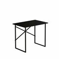 Birou, Hanah Home, Modena, 90x76x60 cm, PAL, Negru
