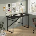 Birou, Hanah Home, Odesa, 120x76x60 cm, PAL, Negru