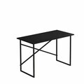 Birou, Hanah Home, Odesa, 120x76x60 cm, PAL, Negru