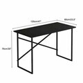 Birou, Hanah Home, Odesa, 120x76x60 cm, PAL, Negru