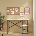 Birou, Hanah Home, Vienna, 120x76x60 cm, PAL, Alb