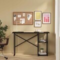 Birou, Hanah Home, Vienna, 120x76x60 cm, PAL, Negru