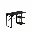 Birou, Hanah Home, Vienna, 120x76x60 cm, PAL, Negru