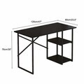 Birou, Hanah Home, Vienna, 120x76x60 cm, PAL, Negru