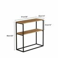 Consola, Hanah Home, Oslo, 91x90x35 cm, PAL, Natural