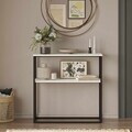 Consola, Hanah Home, Oslo, 91x90x35 cm, PAL, Alb