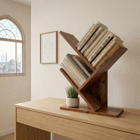Corp biblioteca, Hanah Home, Tree, 30x40x16 cm, PAL, Maro