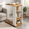 Masuta, Hanah Home, Pint-1, 44x65x29 cm, PAL, Alb/Pin Atlantic