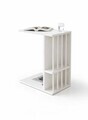 Masuta, Hanah Home, Pint-2, 44x65x29 cm, PAL, Alb