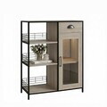 Dulap multifunctional, Hanah Home, Nova, 75x95x30 cm, PAL, Maro