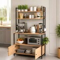 Dulap pentru bucatarie, Hanah Home, Sento, 101x160x38 cm, PAL, Maro