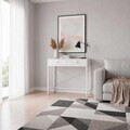 Bufet, Hanah Home, Lefalis, 90x80x11 cm, PAL, Alb