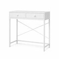 Bufet, Hanah Home, Lefalis, 90x80x11 cm, PAL, Alb