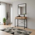 Bufet, Hanah Home, Lefalis, 90x80x11 cm, PAL, Maro
