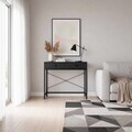 Bufet, Hanah Home, Lefalis, 90x80x11 cm, PAL, Negru