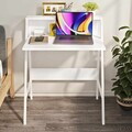 Birou, Hanah Home, Piano, 74x92x48 cm, PAL, Alb