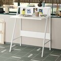 Birou, Hanah Home, Piano, 74x92x48 cm, PAL, Alb