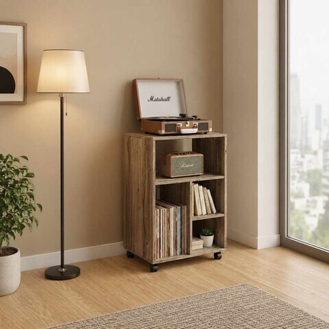 Corp biblioteca, Hanah Home, Cuup, 50x75x40 cm, PAL, Maro