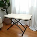 Masuta de cafea, Hanah Home, Juppo Ext, MDF, Travertin / Negru