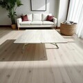 Masuta de cafea, Hanah Home, Juppo Ext, MDF, Travertin / Auriu
