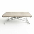 Masuta de cafea, Hanah Home, Home Ext, MDF, Travertin / Alb