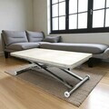 Masuta de cafea, Hanah Home, Home Ext, MDF, Travertin / Crom