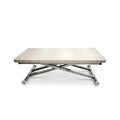 Masuta de cafea, Hanah Home, Home Ext, MDF, Travertin / Crom