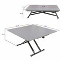 Masuta de cafea, Hanah Home, Home Ext, MDF, Travertin / Crom