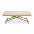 Masuta de cafea, Hanah Home, Home Ext, MDF, Travertin / Auriu