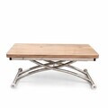 Masuta de cafea, Hanah Home, Mini Juppo Ext, MDF, Pin / Crom