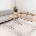 Masuta de cafea, Hanah Home, Mini Juppo Ext, MDF, Antic / Crom
