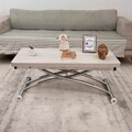 Masuta de cafea, Hanah Home, Mini Juppo Ext, MDF, Lisabona / Chrome
