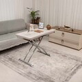 Masuta de cafea, Hanah Home, Mini Juppo Ext, MDF, Lisabona / Chrome
