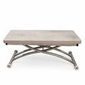 Masuta de cafea, Hanah Home, Mini Juppo Ext, MDF, Lisabona / Chrome