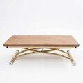 Masuta de cafea, Hanah Home, Juppo Ext, MDF, Pin / Aur
