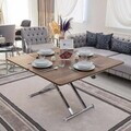 Masuta de cafea, Hanah Home, Home Ext, MDF, Nuc / Crom