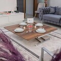 Masuta de cafea, Hanah Home, Home Ext, MDF, Nuc / Crom