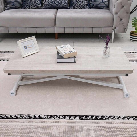 Masuta de cafea, Hanah Home, Home Ext, MDF, Lisabona / Alb