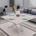 Masuta de cafea, Hanah Home, Home Ext, MDF, Lisabona / Alb