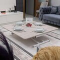 Masuta de cafea, Hanah Home, Home Ext, MDF, Lisabona / Alb