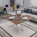 Masuta de cafea, Hanah Home, Home Ext, MDF, Nuc/Alb