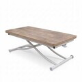 Masuta de cafea, Hanah Home, Home Ext, MDF, Vulturul Negru / Alb
