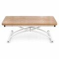 Masuta de cafea, Hanah Home, Mini Juppo Ext, MDF, Antic / Alb