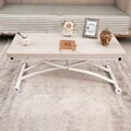 Masuta de cafea, Hanah Home, Mini Juppo Ext, MDF, Lisabona / Alb