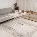 Masuta de cafea, Hanah Home, Mini Juppo Ext, MDF, Lisabona / Alb