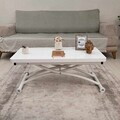 Masuta de cafea, Hanah Home, Mini Juppo Ext, MDF, Alb