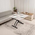 Masuta de cafea, Hanah Home, Mini Juppo Ext, MDF, Lisabona / Negru