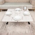 Masuta de cafea, Hanah Home, Mini Juppo Ext, MDF, Lisabona / Negru